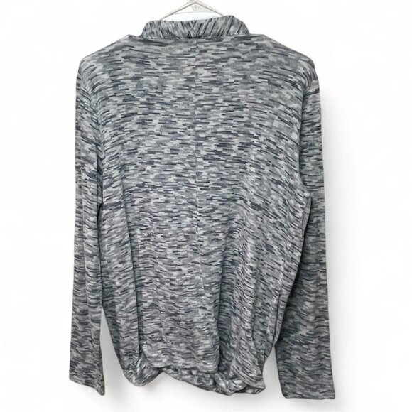 Loft Womens Draped Long Sleeve Top Size L Polyester Rayon Spandex Blend - Picture 2 of 10